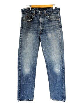 VTG 80’s Levis 517 Orange Tab Small E Distressed Unisex